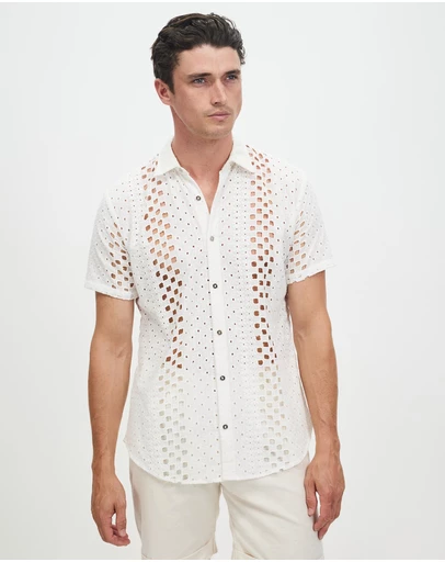 Merlino Street - Embroidered Weekender Shirt