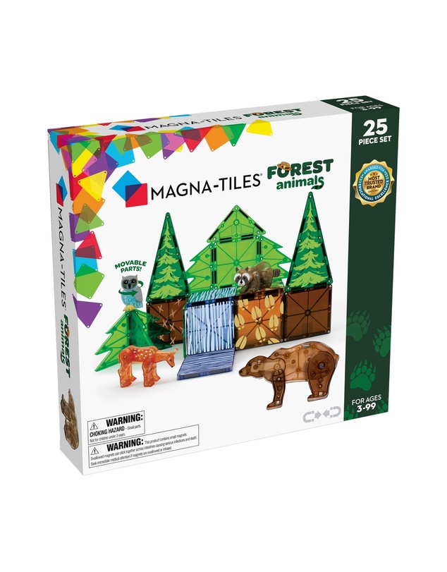 Magna-Tiles - MAGNA-TILES - Forest Animals - 25 Piece Set