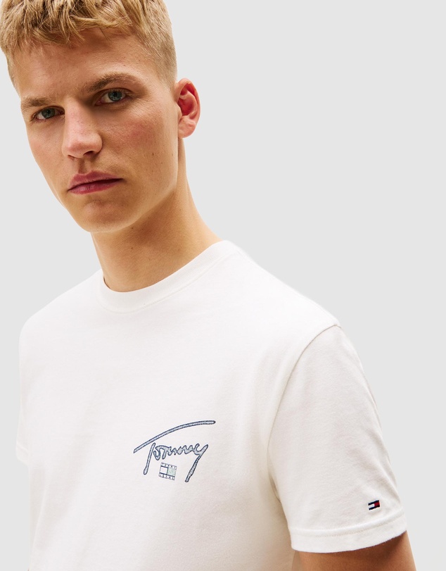 Tommy Jeans - Regular Sign Backprint Short Sleeve T-Shirt