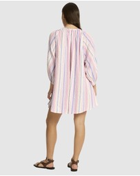 Sea Level Australia - Boho Stripe Boho Short Dress