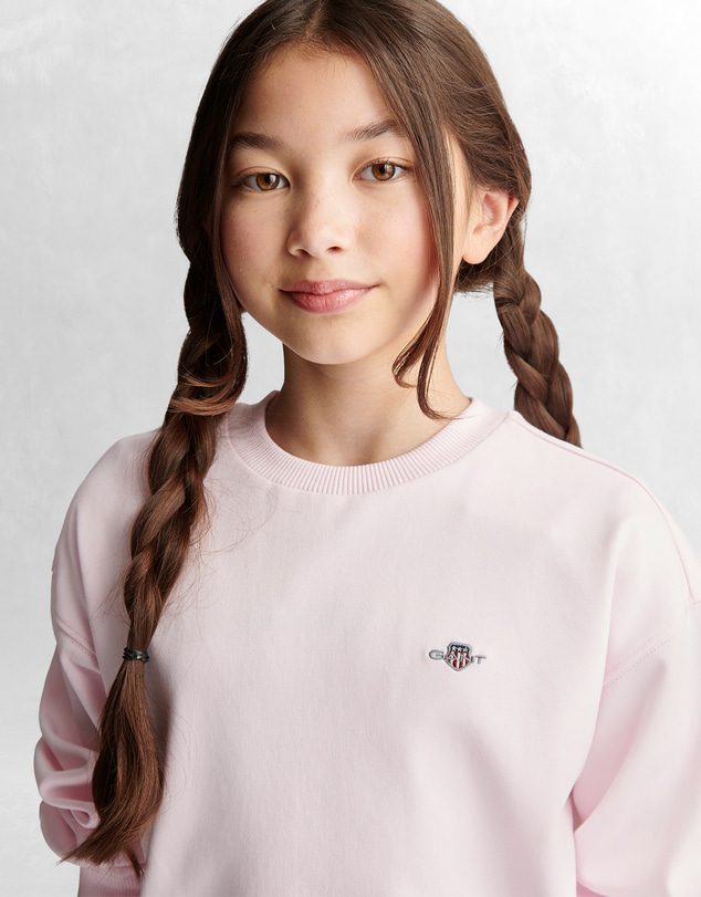 Gant - Shield Oversize Crew Neck Sweatshirt