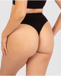 B Free Intimate Apparel - Seamless Cotton High Waist G String