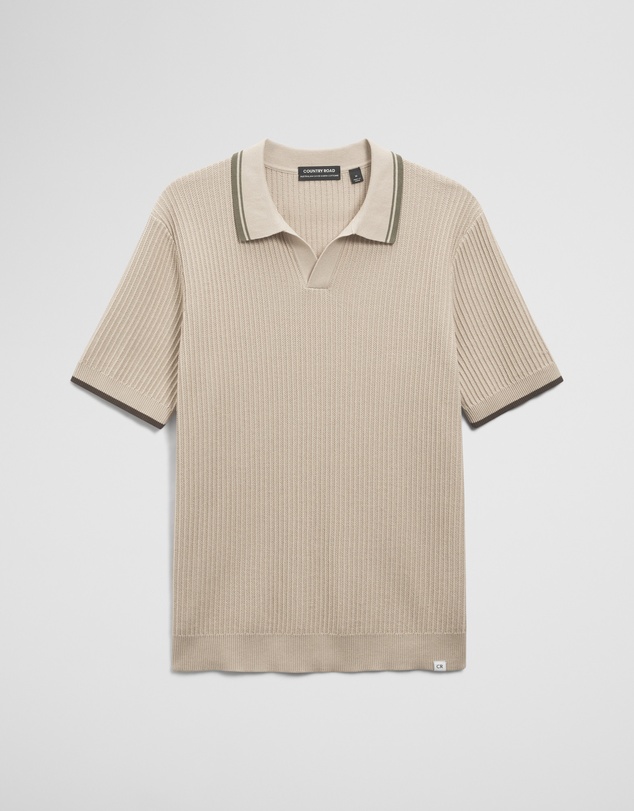 Country Road - Australian Good Earth Cotton Tapered Trophy Polo