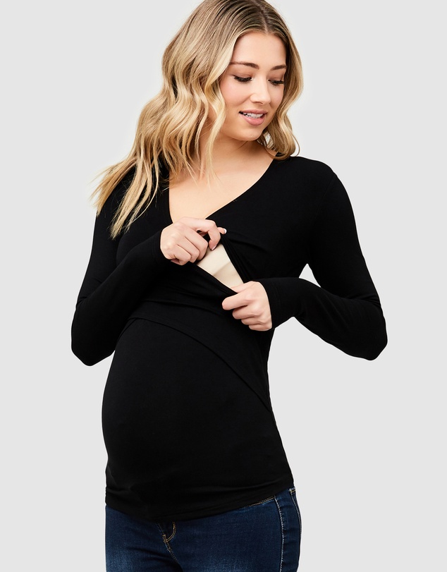 Ripe Maternity - Embrace Long Sleeve Nursing Top
