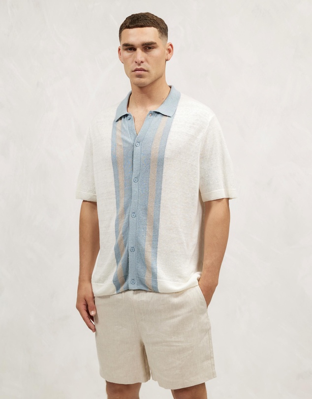 AERE - Linen Knit Polo