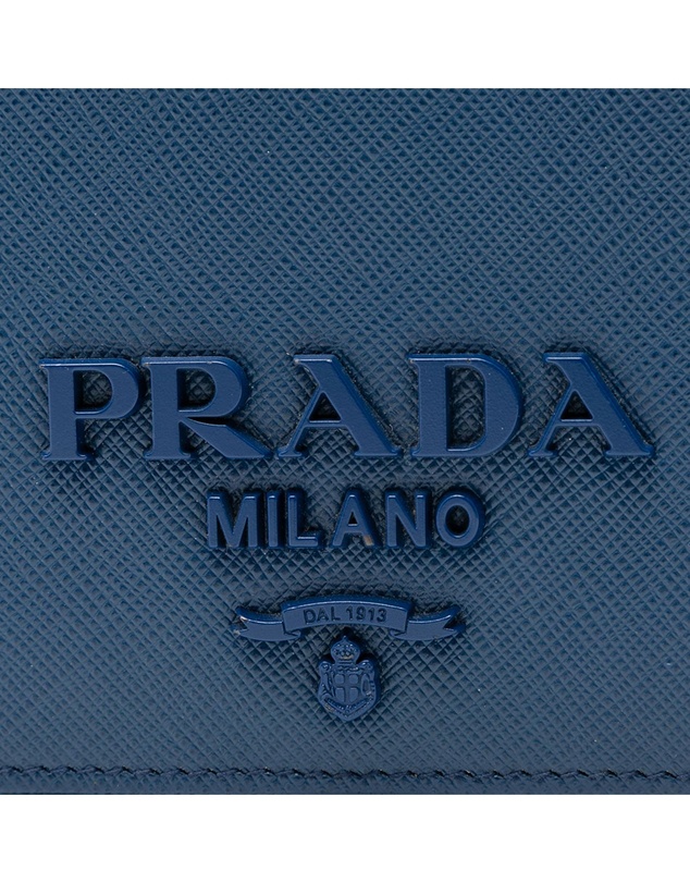 Pre-Loved by Azura Reborn - Pre-Loved Saffiano Lux Monochrome Wallet on Chain