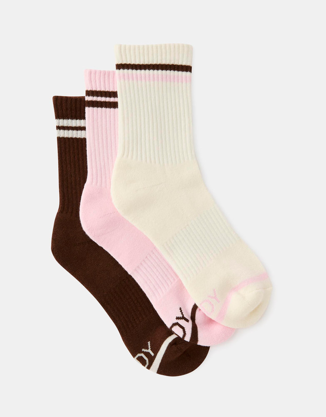 Cotton On Body Active - 3-Pack Crew Socks