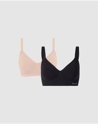Boody - 2-Pack Wireless Full Bust T-Shirt Bra