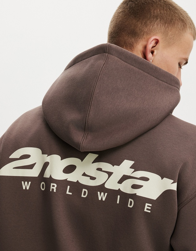 Cotton On - Box Fit Graphic Hoodie