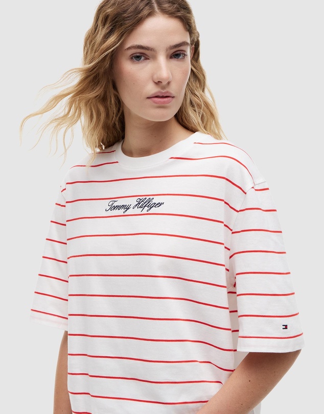 Tommy Hilfiger - Classic Script Trapeze Tee