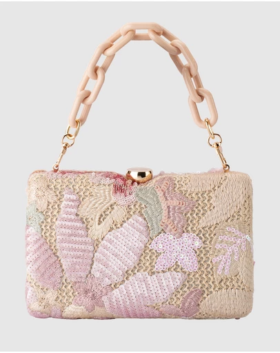 Olga Berg - Greta Floral Clutch