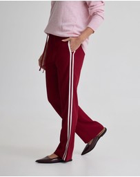 Oxford - Violet Contrast Stripe Pants
