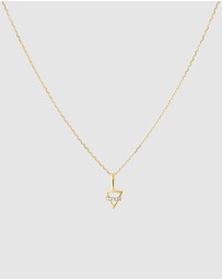 Luna Rae - Solid Gold - Earth Element Diamond Necklace