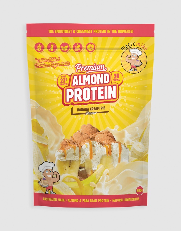 Macro Mike - Banana Cream Pie Premium Almond Protein - 800g