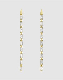 Ted Baker - Isalie Crystal Baguette Slinky Drop Earrings
