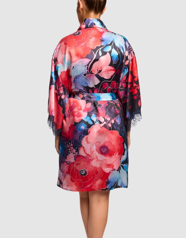 Sainted Sisters - Scarlett Silk Kimono