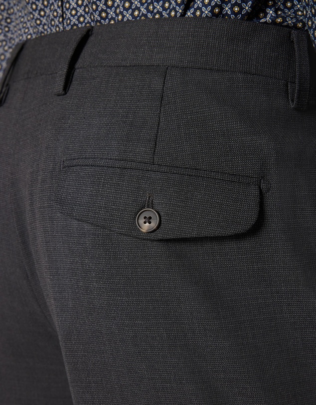 Politix - Slim Stretch Wool Blend Tailored Pant