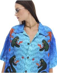 THE TALES - Snake Chain oversized Shirt
