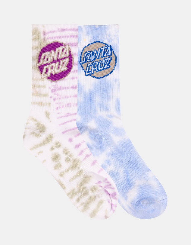 Santa Cruz - 2-Pack Other Dot Redux Crew Socks - Kids