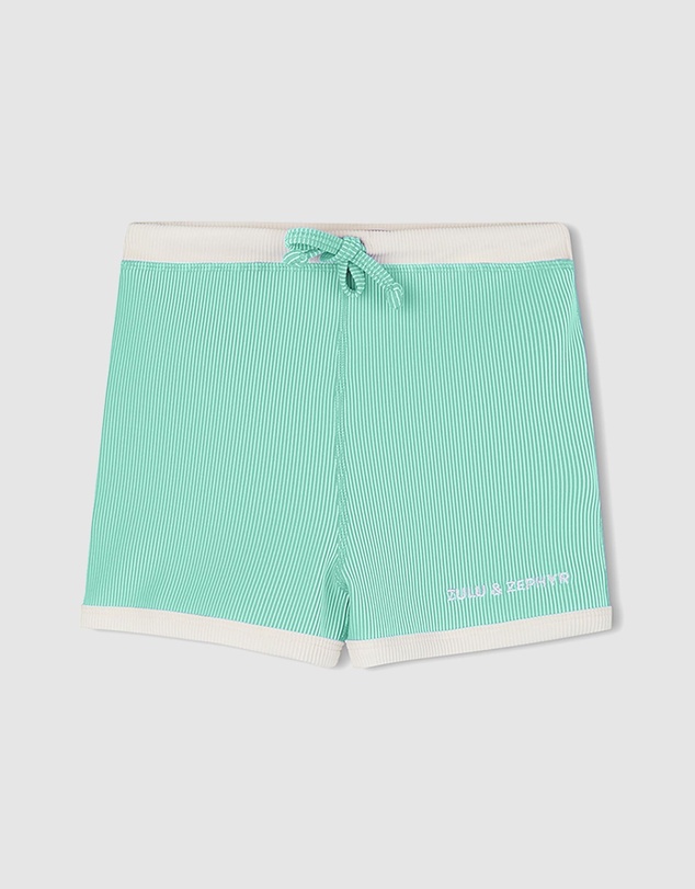 Zulu & Zephyr Mini - Mini Stripe Surf Shorts - Babies-Teens