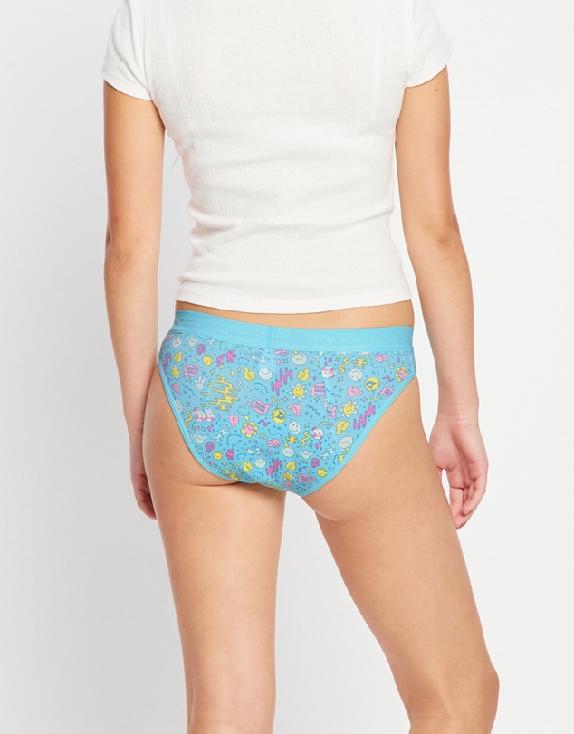 Modibodi - SmileyWorld x Modibodi Teen Hipster Period Bikini Moderate Absorbency