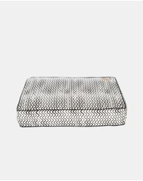 Mog & Bone - Classic Cushion Dog Bed - Black Wave