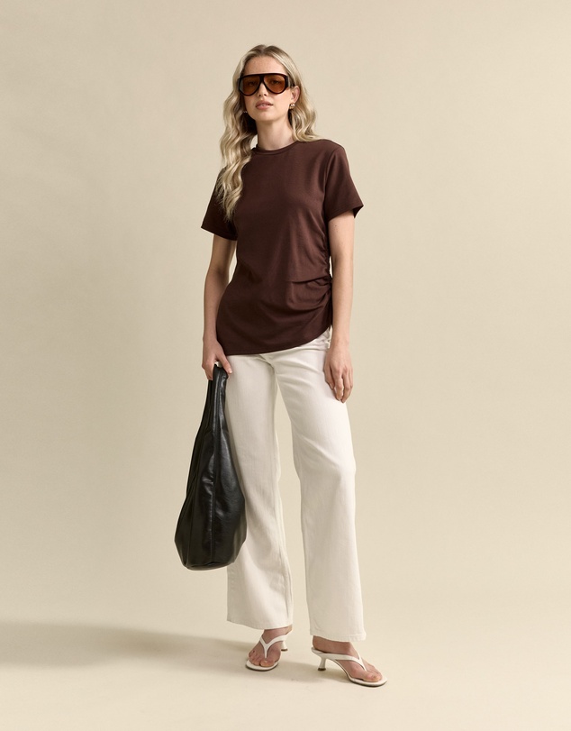 MVN - Rouched Side Tee