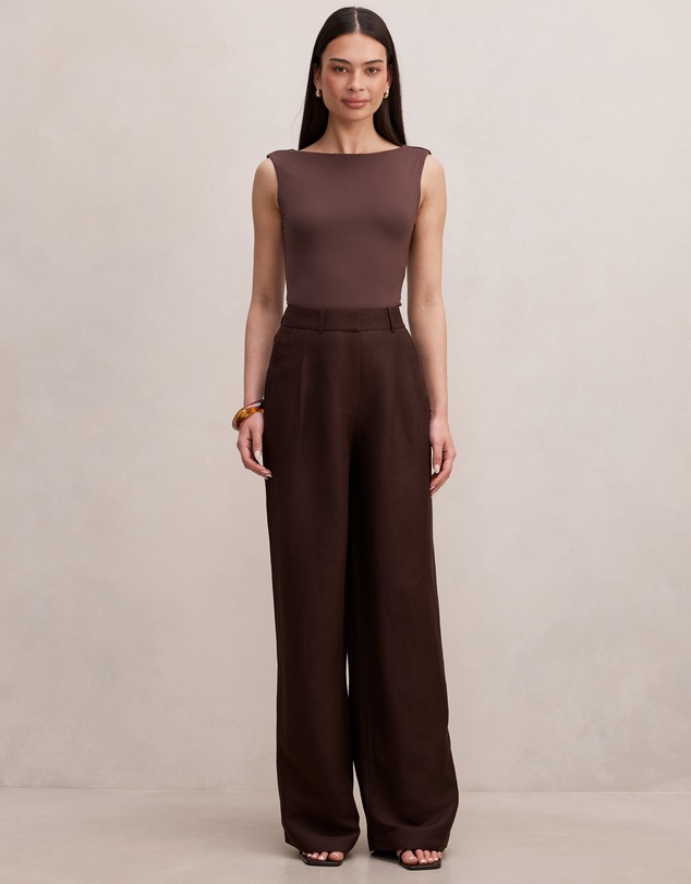 Forever New - Eva Linen Wide Leg Pants