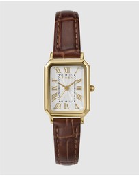 TIMEX - Women's Dress 21mm Leather Strap Watch