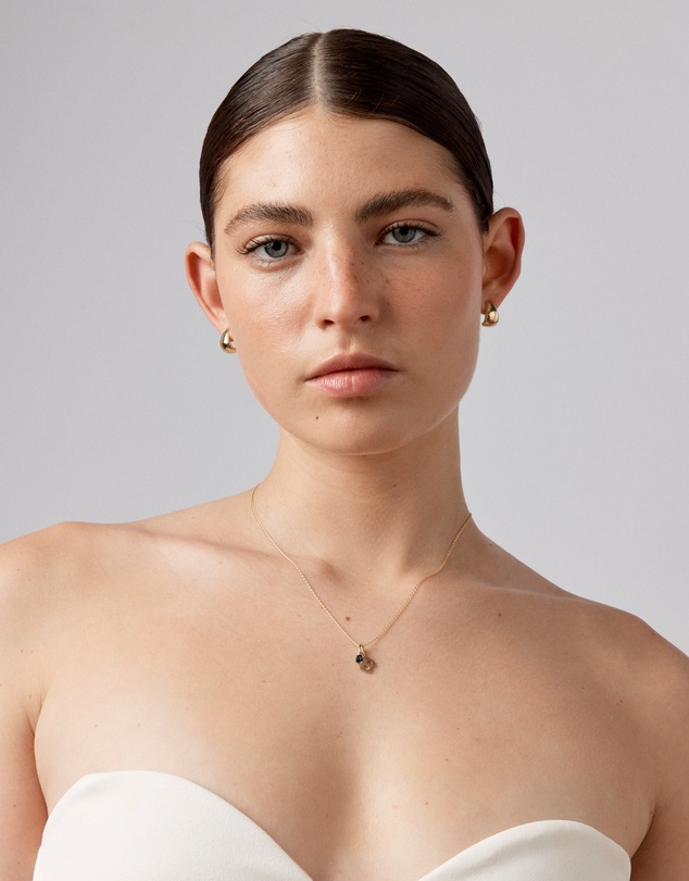 Michael Hill - Round London Blue Topaz Birthstone Pendant in 10kt Yellow Gold