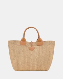 Longchamp - Le Roseau Raphia Top Handle Bag