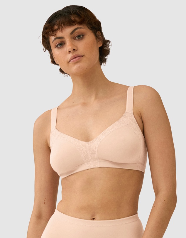 Naturana - Side Smoothing Minimiser Bra With Lace