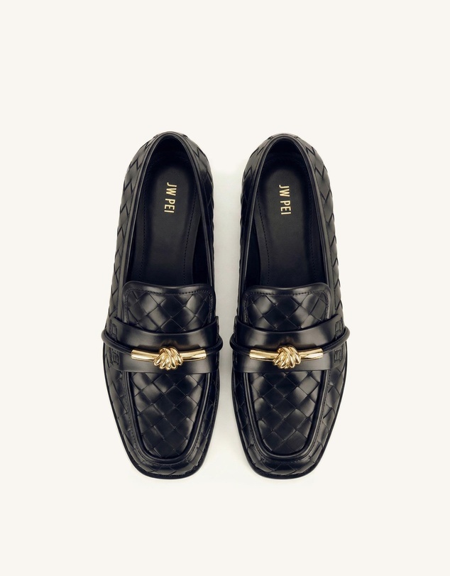 JW PEI - Elowen Woven Horsebit Loafers