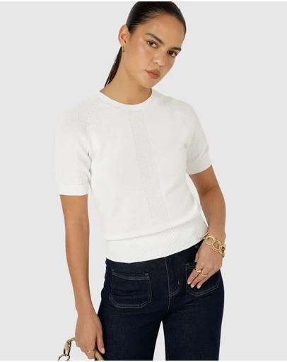 SACHA DRAKE - Raglan Knit Top