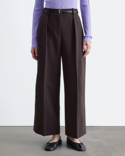 & Other Stories - Cropped Pleat Trousers
