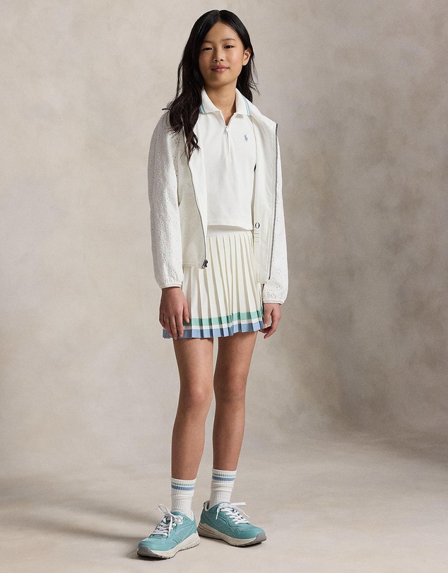 Polo Ralph Lauren - Striped Pleated Skort - Teens