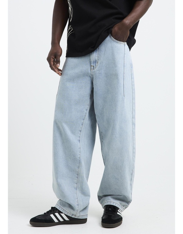 Black Noise White Rain - Raven Relaxed Denim Jeans