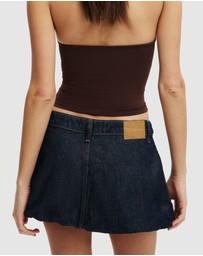 Cotton On - Bubble Denim Skirt