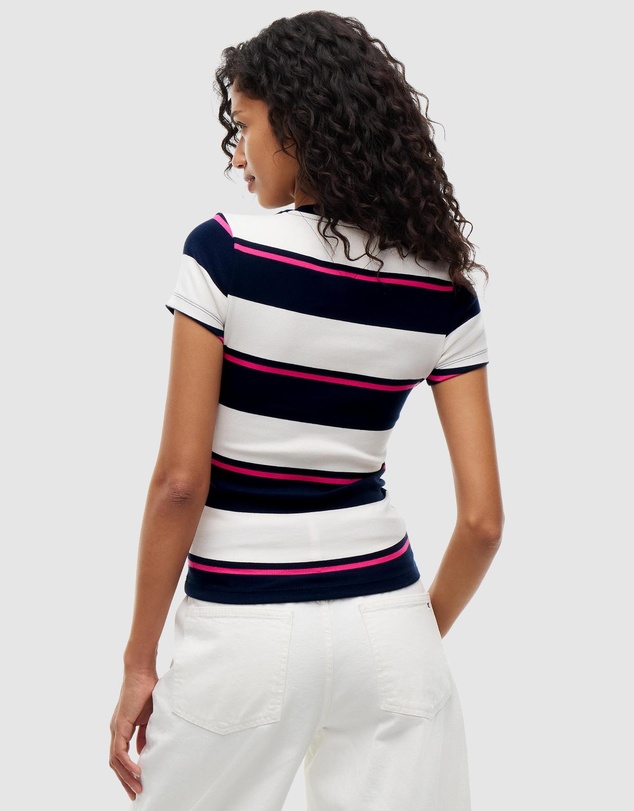 Tommy Jeans - Slim Rib Script Shortsleeve Tee