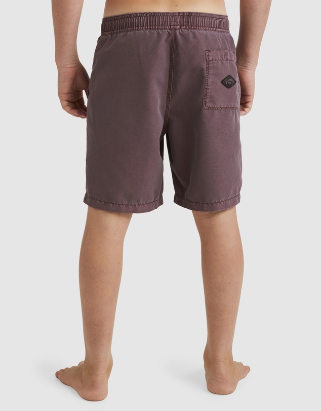 Billabong - Boys 8 to 16 All Day Overdye Layback Boardshorts 16