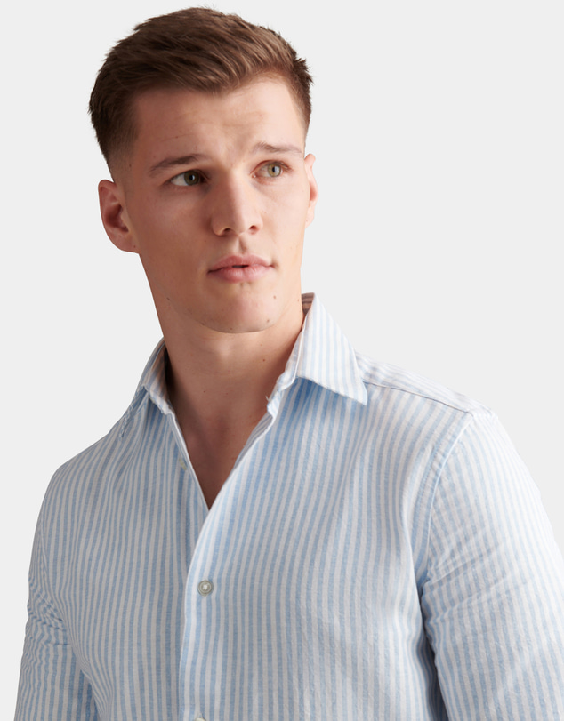 Peckham Rye  - Striped Oxford Shirt