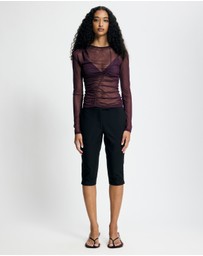 Lover - Cassandra Long Sleeve Mesh Top