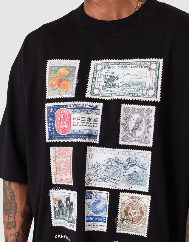 Zanerobe - Stamps Flow Tee Black