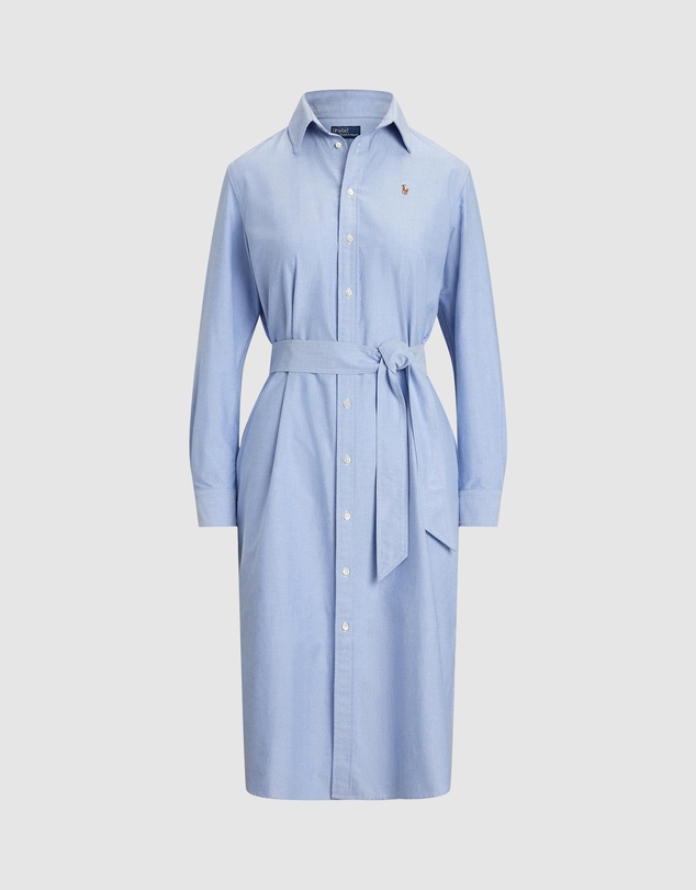 Polo Ralph Lauren - Belted Cotton Oxford Shirtdress