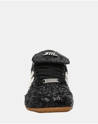 Steve Madden - Freekick Black Sequin Sneakers