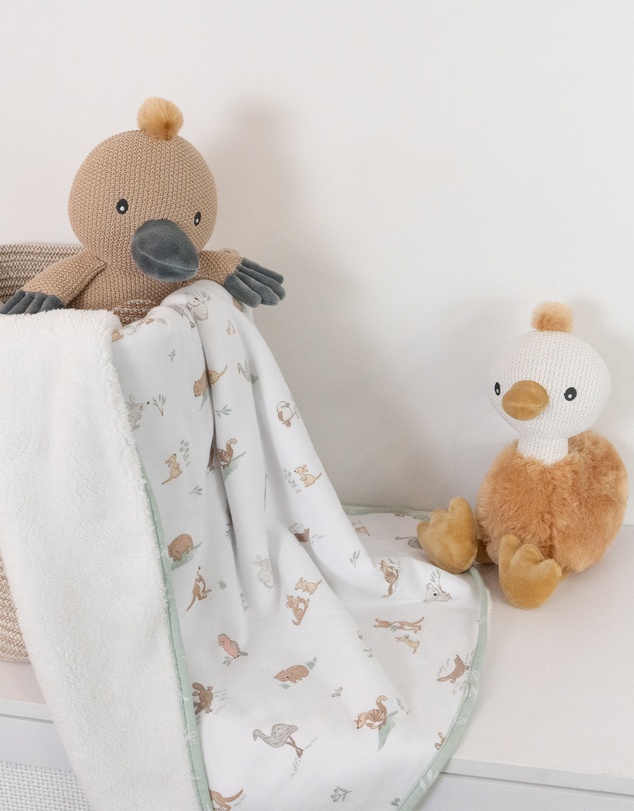 Living Textiles - Sherpa Blanket - Australiana