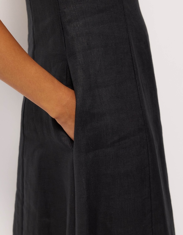 AERE - Fern Linen Maxi Dress