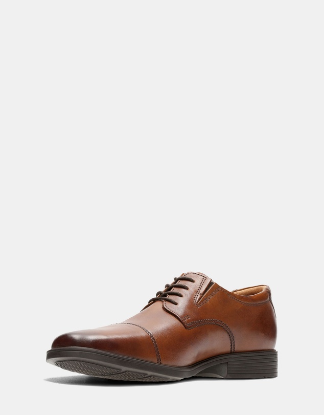 Clarks - Tilden Cap Dark Tan