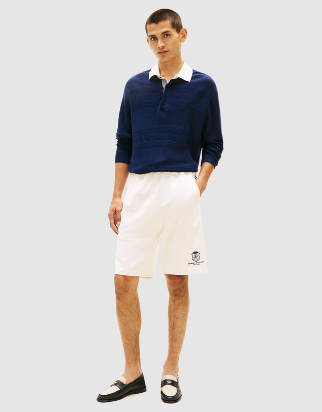 Tommy Hilfiger - Crest Embroidery Lightweight Relaxed Sweat Shorts