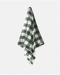 Linen House - Flinders Check Pine Bath Towel Range